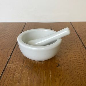 Mini Ceramic Mortar & Pestle